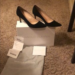 Black Manolo Blahnik heels